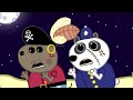 Zombie Apocalypse, Mummy Pig Zombie Visit Peppa's Family At Night! | Peppa Pig Funny Animation