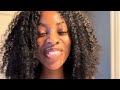 Curly V Part Wig | ￼NO LACE OR LEAVE OUT! | Wash Day & Curl defining | Jordan Orionn