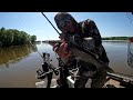 Fishing HIDDEN BACKWATERS On A Huge River!! (Marathon Fishing)