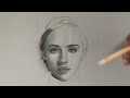 Drawing Practice using Andrew Loomis Method, Portrait Drawing