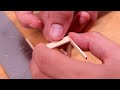 Making a Miniature wooden chair out of popsicle sticks
