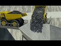 Open Cut Coal Mine Animation