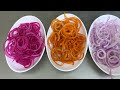 Masala Laccha Onion Salad Serve in Indian Restaurants| Laccha Pyaz Recipe | Chef Sunil Singh |