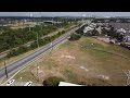 Tx train derailment Drone view