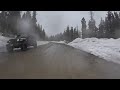 Dirt road speed test