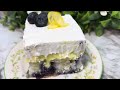 Amazing Blueberry Lemon Poke Cake Recipe//Must Try Summer Dessert