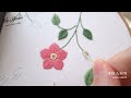 [릴리스가든 프랑스자수] 장미꽃자수 액자 만들기 Rose flower embroidery