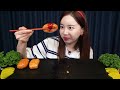 [Mukbang ASMR] 6 Flavors Ramen Wraps 🔥 Korean Convenience Store Enoki Mushoorms Sausages Ssoyoung