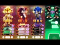 Super Sonic 🔴 DarkSpine Sonic 🔴 Sonic 🔴 Shadow (Dance Monkey x Bad Karma x Astronaut x Soldier)