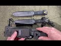 USN Mark 3 Mod 0 Knife and SOG SEAL Pup