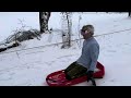 DIY Rope Tow, first run 2024