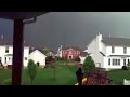 Tornado passes by