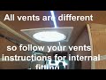 How to install a fiamma vent in a van, motorhome, camper, RV
