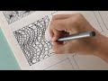 12 Zentangle patterns || 12 Doodle Patterns || Zentangle Patterns || Mandala Patterns