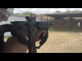 AR15 slow-mo firing