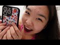 cute + chaotic black iphone 15 pro max 1 TB unboxing | wildflower and casetify cases! 🍓🫐