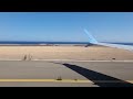 TUI Boeing 737Max8 landing at Fuerteventura El Matorral Airport {FUE/GCFV}
