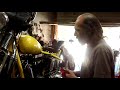 How to set the points and timing on an old Harley Davidson Big Twin.