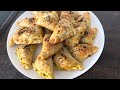 Delicious sheet samosa with beef سمبوسه ورقی خوشمزه با گوشت گوساله