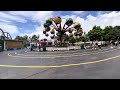 Roller Coasters - Food - Walk Around Six Flags Great America Day in Gurnee Illinois - Theme Park