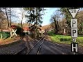 Driver’s Eye View - Dresden (Germany) - Part 1 - Radebeul-Radeburg Railway, (Lößnitzgrundbahn)