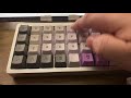 Niu mini silver typing test