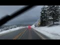 20 minutes of piano while driving snowy mountain roads