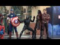 Marvel Summer of Super Heroes Opening Ceremony w/Spider-Man, Black Panther, Star-Lord, Black Widow +