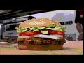 whopper whopper commercial except....