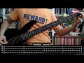 RAMMSTEIN - Du riechst so gut (bass cover w/ Tabs) [drop D]