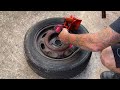 VEVOR Tire Bead Breaker Review on Aluminum Wheels