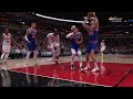 Only the Bulls... Torrey Craig gets throws it off the glass and Drummond blocks it #BullsCulture