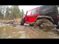 RC Trucks MUD OFF Road Rescue and Stuck — RC Jeep Wrangler Rubicon VS Land Rover Defender 90 Part3