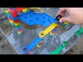 Marble Run Outdoors ☆ Handmade course and the sounds of nature