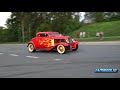 HIGH POWER MUSCLE CARS Insane Street Burnouts!! - Kerava Cruising 8/2021