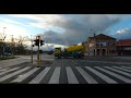 Driving in Belgium (Bruges) 🚗 Sunset Drive in Bruges City Centre | Driving in Europe [4K HDR]