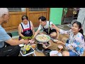 EP.552 Thai Barbecue (grilled pork). Marinated pork, soup, and sauce recipe.