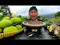 RUJAK MANGGA MUDA + NANAS MENTAH..‼️ASAM TAPI NIKMAT.. !!