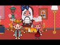 Ice & Fire Love story ❄️🔥🩷 in Toca Boca | Toca life story #tocastory #tocaboca