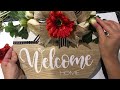 SUPER EASY WOOD ROUND WREATH DIY | HIGH END FALL DECOR | STUNNING BLACK WHITE NATURAL | 2021