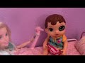 Baby alive Zoe gets hurt at daycare!