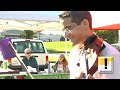 Jordan Onijs plays Old Joe Clark variation #1 on violin at Farmers' Market in Dale City, VA.