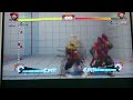 USF4 Akuma forward jumping HP crossup