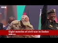 Eight months of civil war in Sudan | BBC News