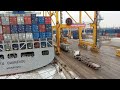 Frozen Country Saint Petersburg Russia.Container Ship#seafarer #seafarerlife