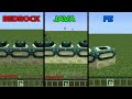 sounds of minecraft JAVA vs BEDROCK vs POCKET EDITION