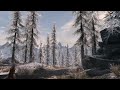 Walking Through The Taiga Of Skyrim “With Mods” : Music & Ambiance