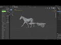 Horse Cart Wheel Turning Animation