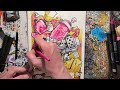 Timelapse - Graffiti blackbook action using pinks and yellws - alcohol marker piece