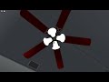 Ceiling fans in my roblox game April 8